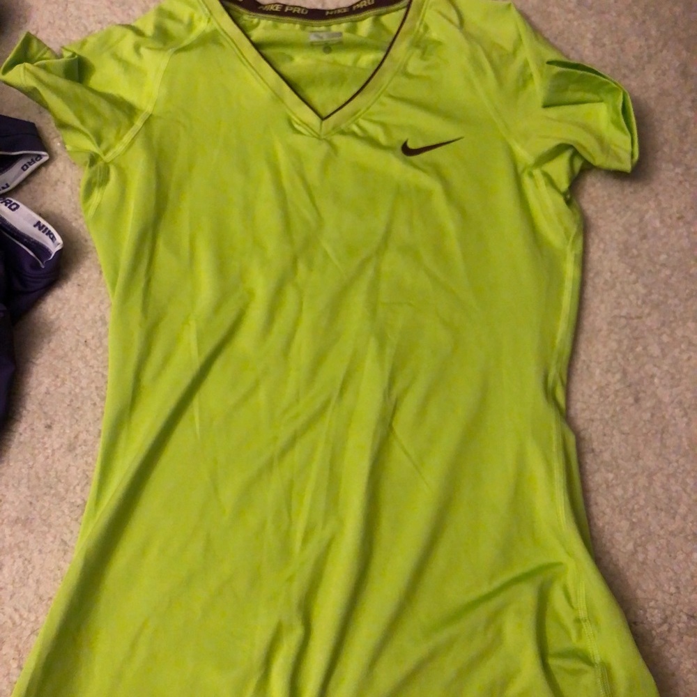 Nike Womens Pro Dri-Fit T-Shirt in Purple